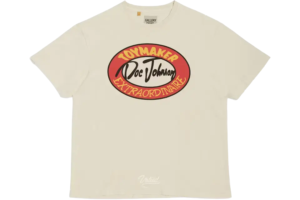 Gallery Dept. Toymaker Doc Johnson Tee Antique White/Cream
