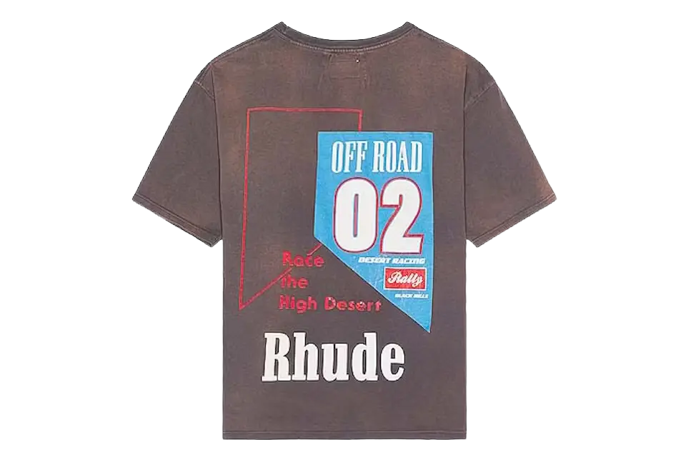 Rhude 2 Tee Grey - Image 1