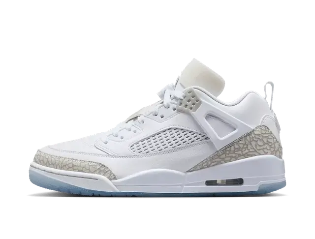 Air Jordan Spizike Low 'White & Metallic Silver'