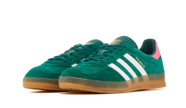 adidas Gazelle Indoor Collegiate Green Lucid Pink (W) - Image 1