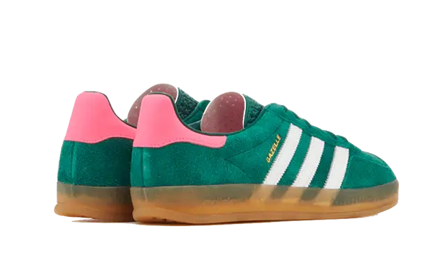 adidas Gazelle Indoor Collegiate Green Lucid Pink (W) - Image 2