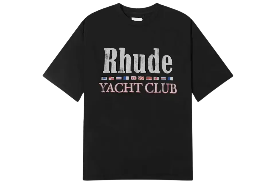 Rhude Flag T-shirt Black