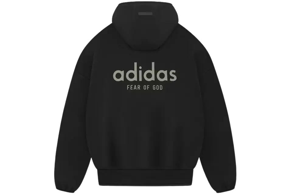 Fear of God Athletics Heavy Fleece Hoodie Black - Image 1
