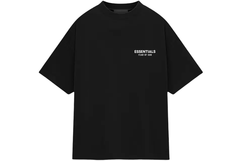 Fear of God Essentials Jersey Crewneck T-Shirt Black