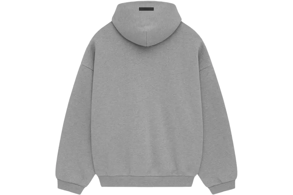 Fear of God Essentials Fleece Hoodie Dark Heather - Image 1