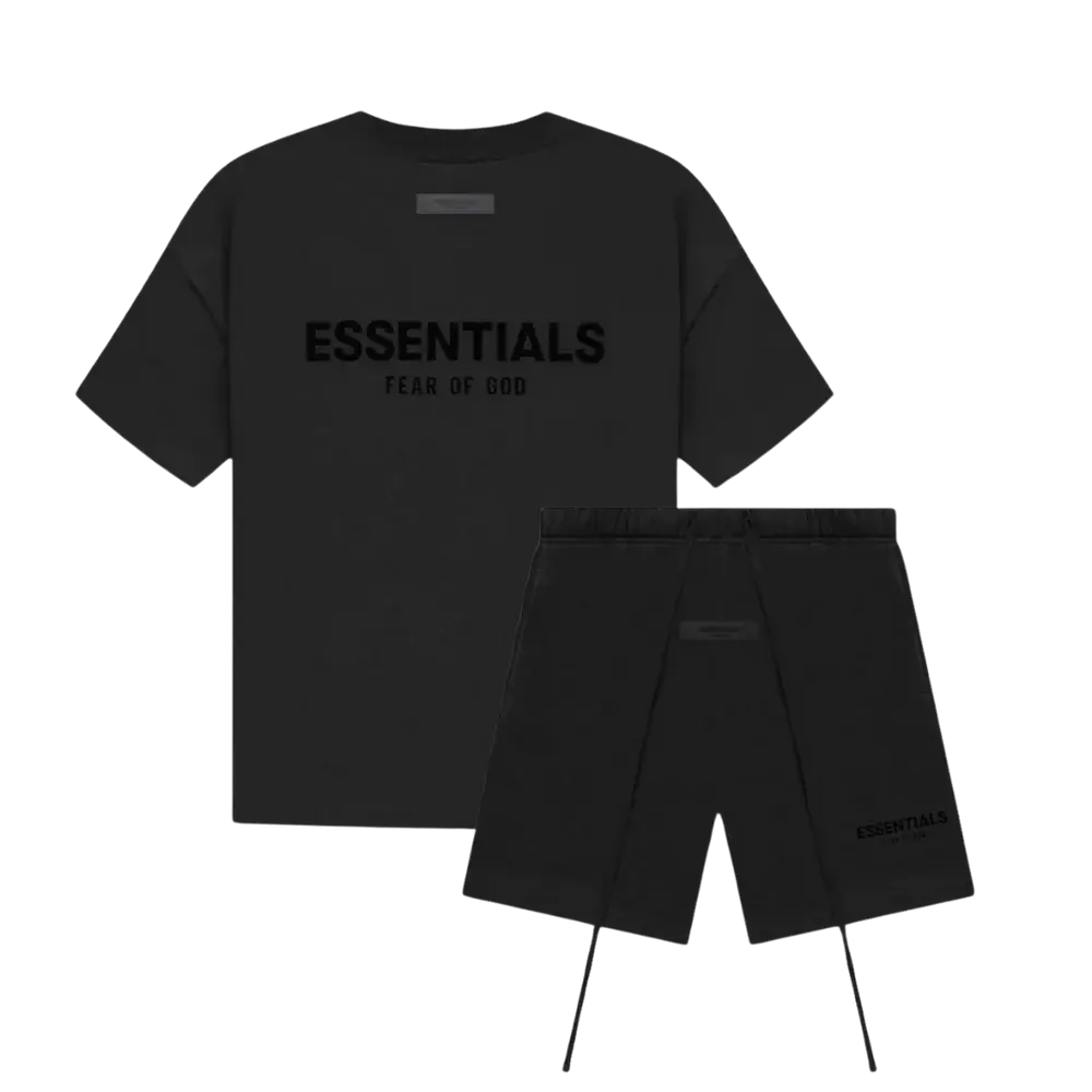 Fear of God Essentials Black Limo Summer set