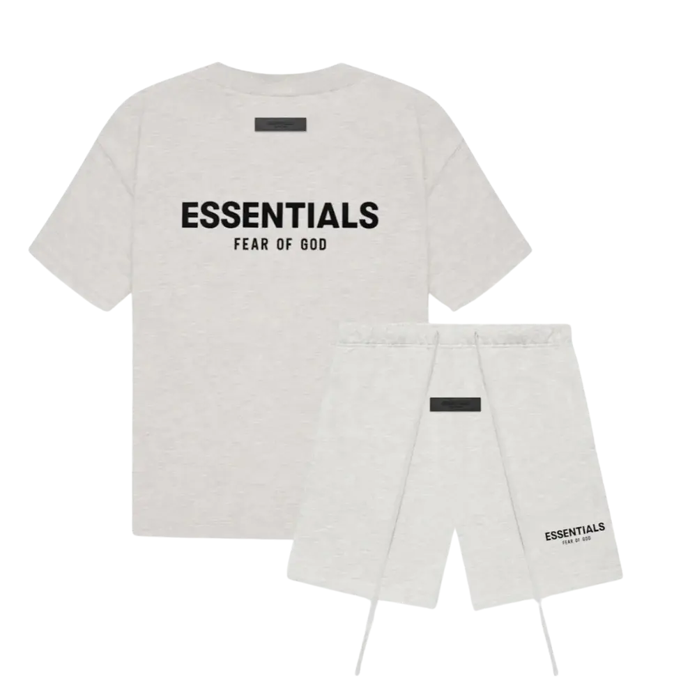 Fear of God Essentials Light Oatmeal Summer set