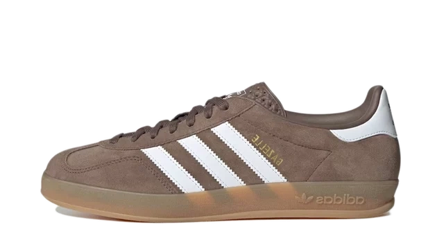adidas Gazelle Indoor Earth Strata White Gold Metallic