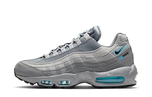Nike Air Max 95 Retro Logo Grey Aqua