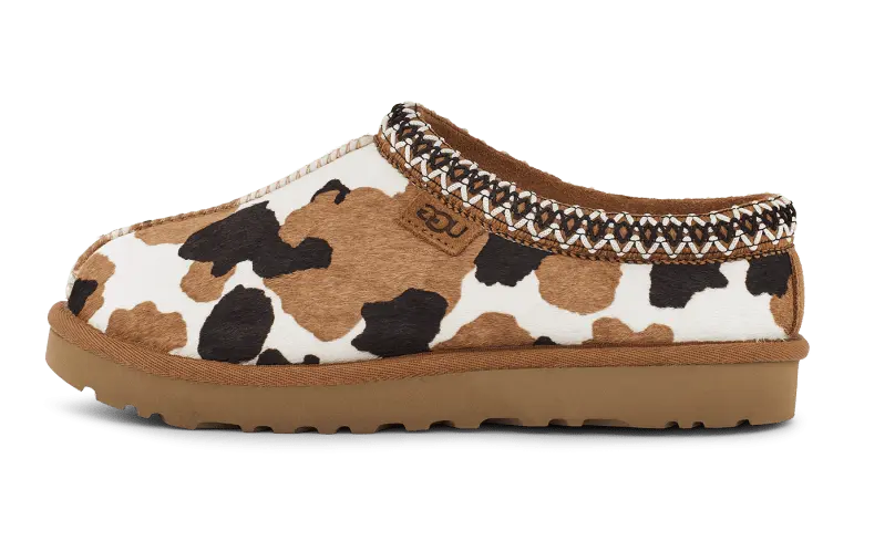 UGG Tasman Slipper Cow Print Chestnut (W)