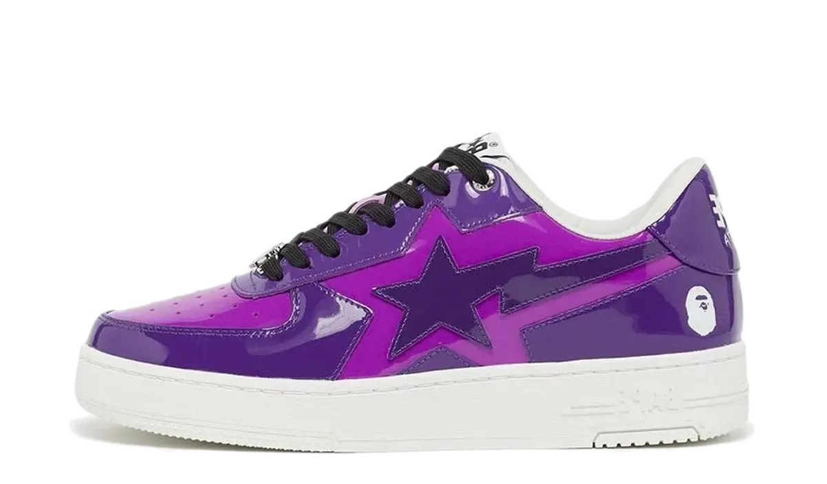 A Bathing Ape Bape Sta Icon M3 'Patent Purple'