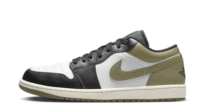 Jordan 1 Low Black Toe Medium Olive