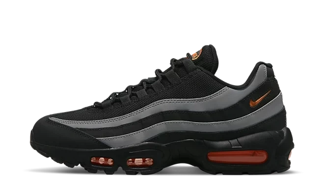 Nike Air Max 95 Black Grey Safety Orange