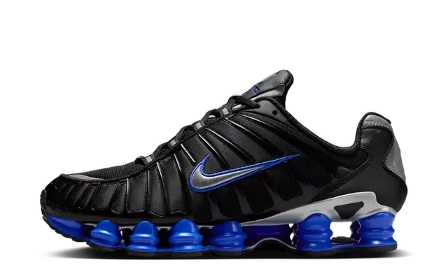 Nike Shox TL Black Racer Blue Metallic Silver