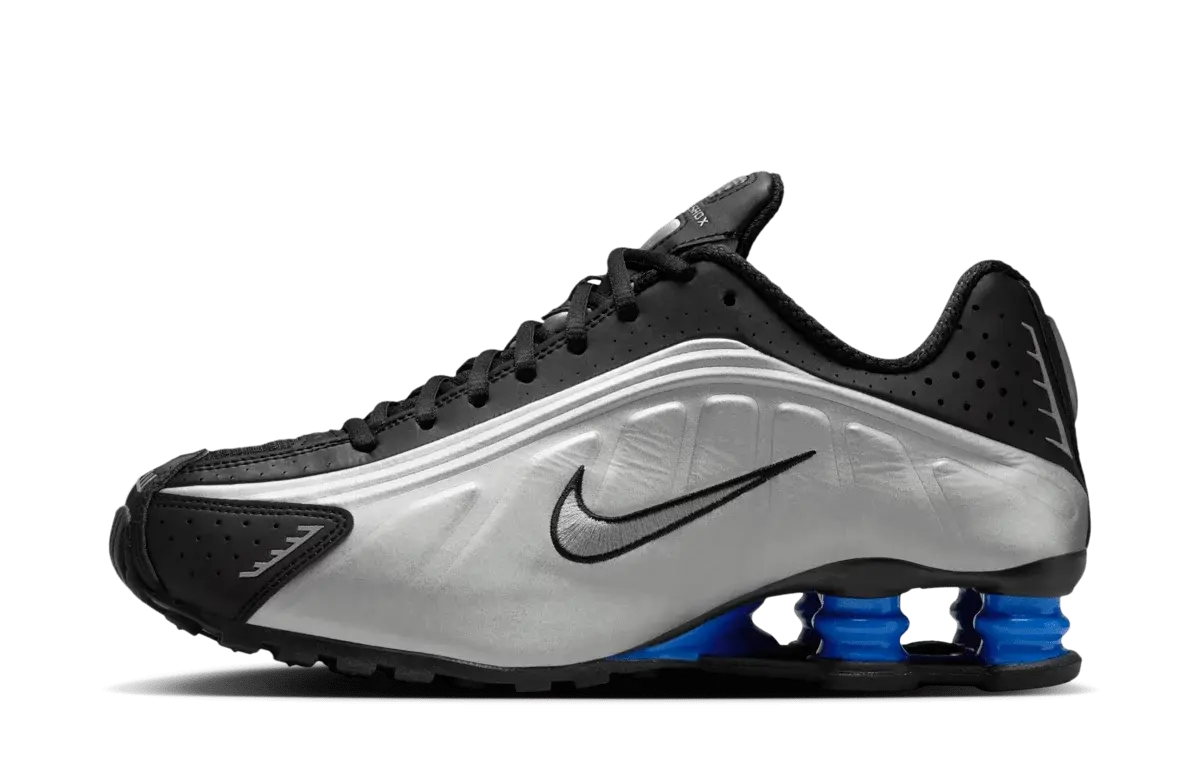 Nike Shox R4 Metallic Silver Black Racer Blue (W)