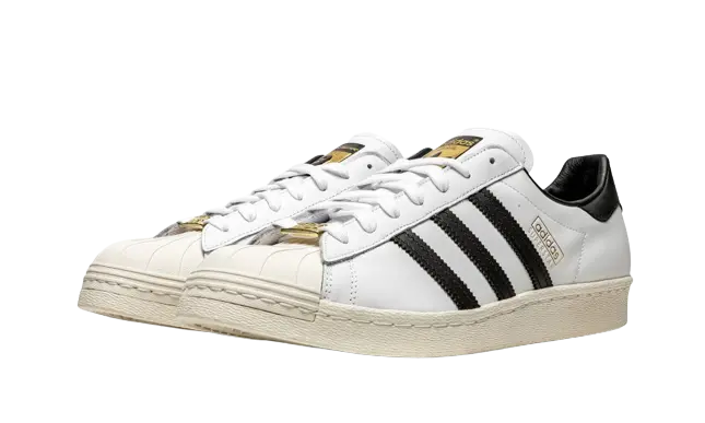 Adidas Superstar 80s Bape White Black - Image 1