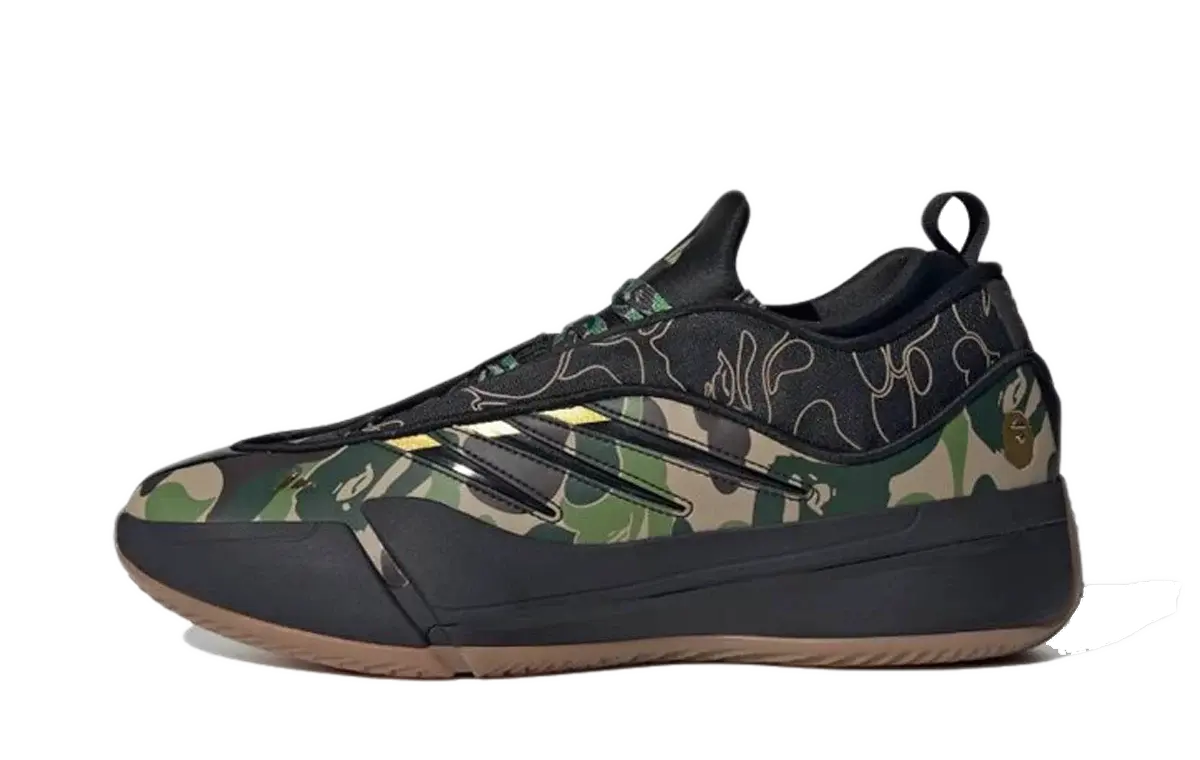 adidas Dame 9 BAPE 'Black & Green'