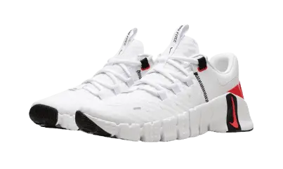 Nike Free Metcon 5 White Bright Crimson - Image 1