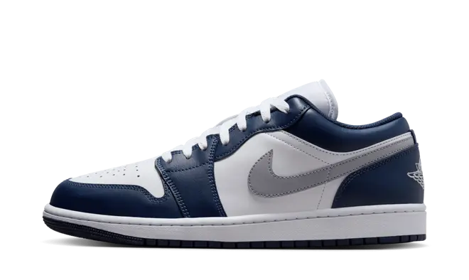 Jordan 1 Low Wolf Grey Midnight Navy