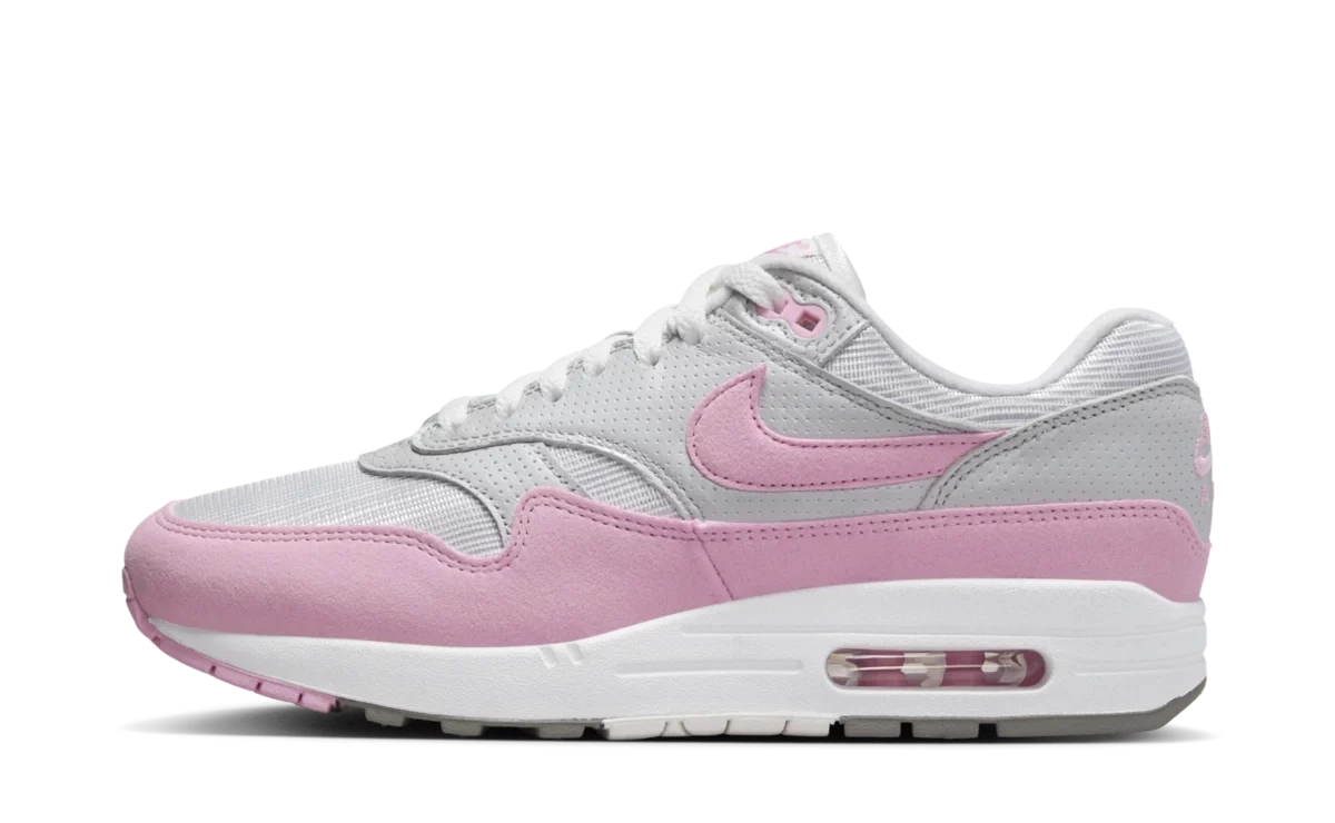 Nike Air Max 1 '87 Metallic Platinum Pink Rise (W)