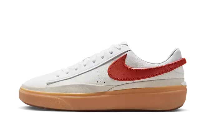 Nike Blazer Phantom Low White Dragon Red Gum