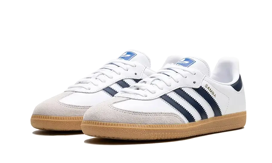 adidas Samba OG White Night Indigo Gum - Image 1