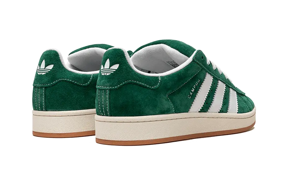 adidas Campus 00s Dark Green Cloud White - Image 2
