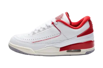Jordan 2/3 White Varsity Red
