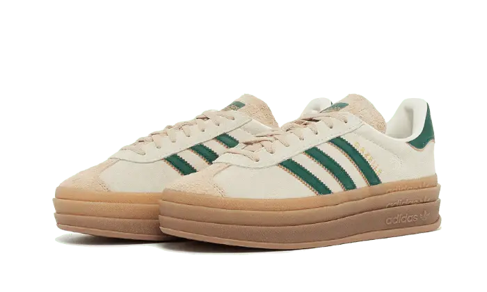 adidas Gazelle Bold Magic Beige Collegiate Green (W) - Image 1