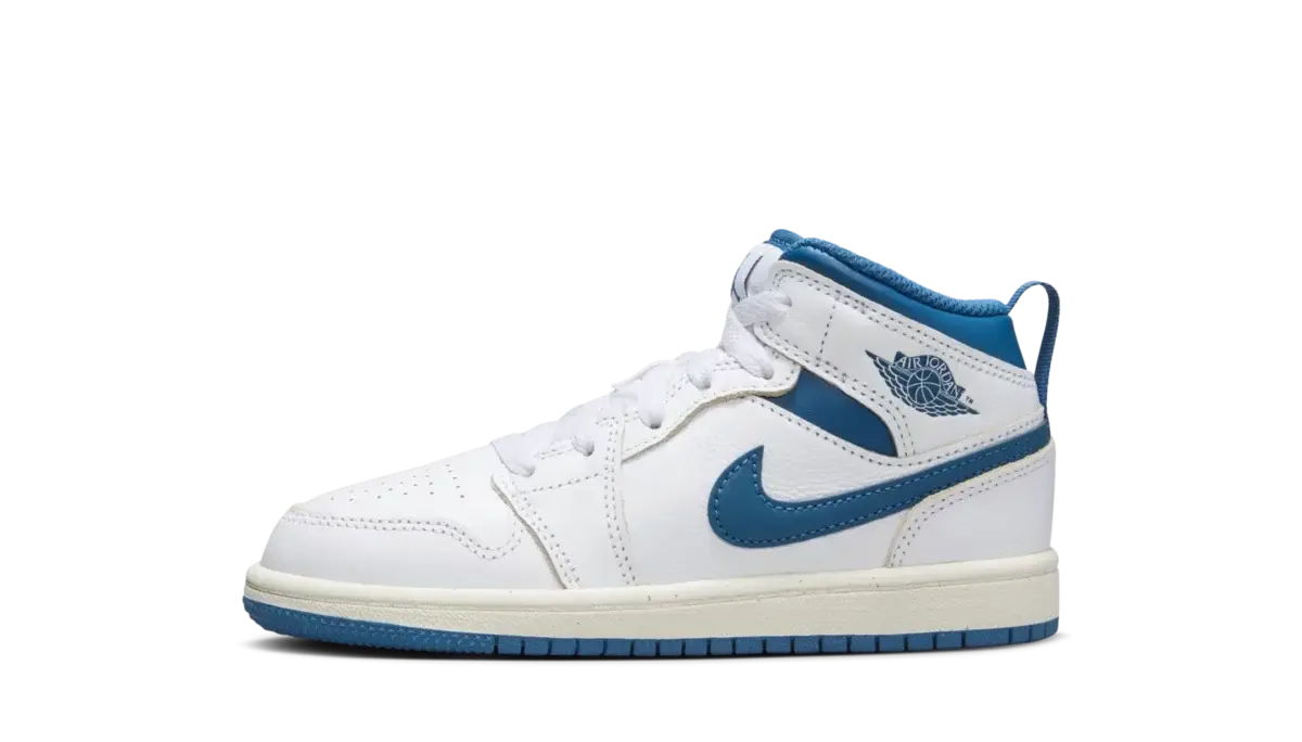 Air Jordan 1 Mid 'Industrial Blue' (PS)