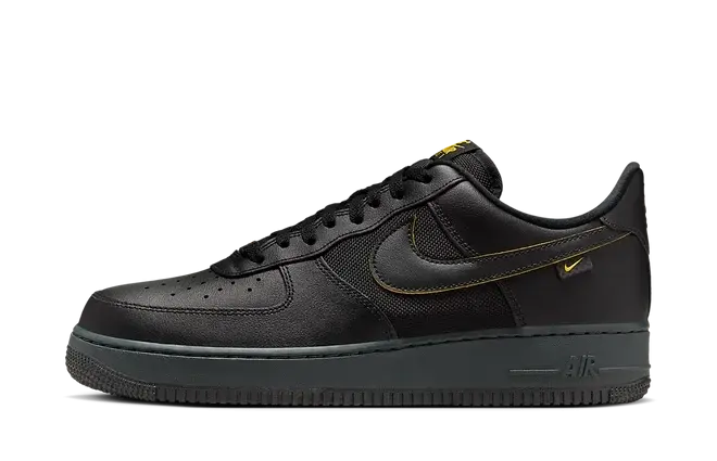 Nike Air Force 1 Low '07 Ballistic Mesh Black University Gold
