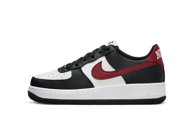 Nike Air Force 1 Low White Dark Team Red (GS)