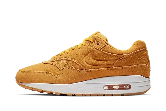 Nike Air Max 1 PRM University Gold Suede (W)