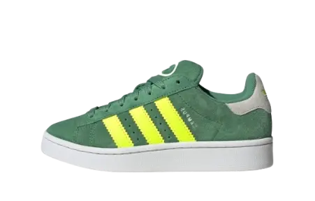 Adidas Campus 00s J Preloved Green Solar Yellow