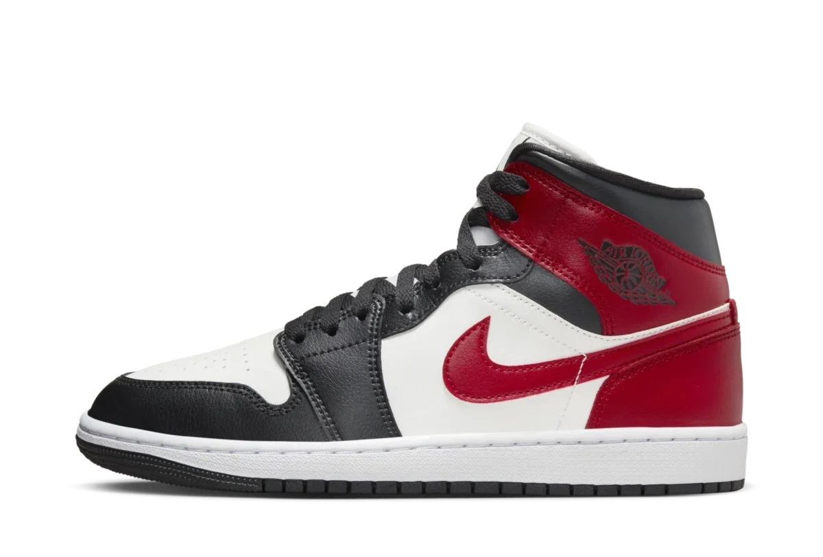 Air Jordan 1 Mid 'Black Toe' (W)