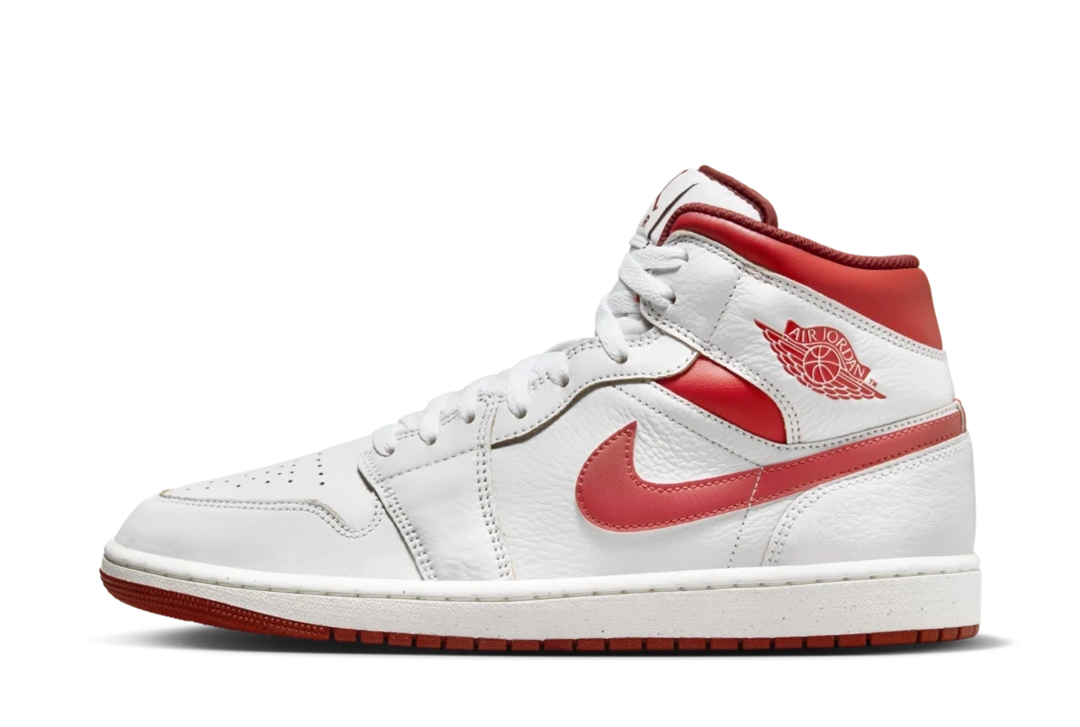Air Jordan 1 Mid SE 'White Dune Red'
