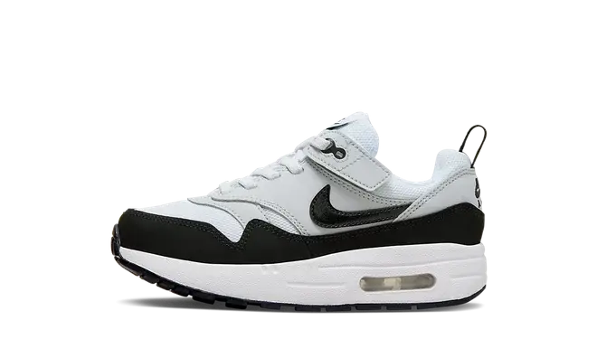 Nike Air Max 1 EasyOn 'White Black' (PS)