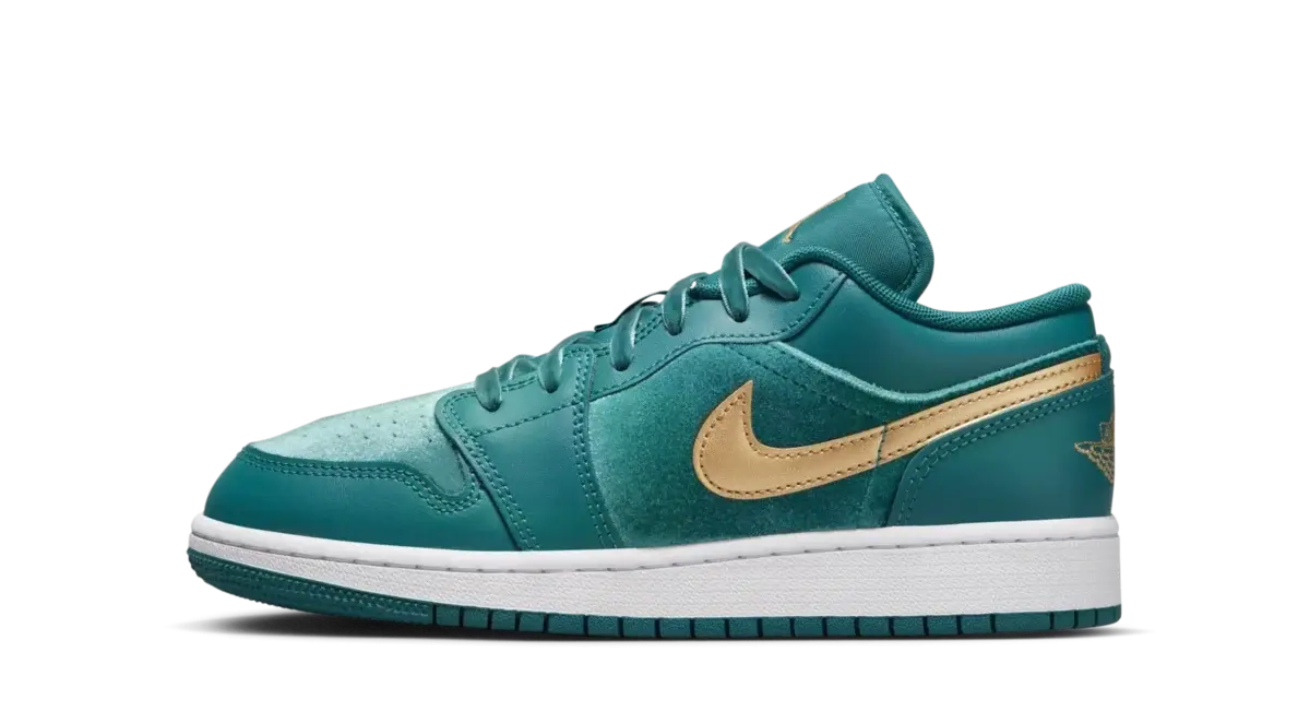 Air Jordan 1 Low SE 'Velvet Geode Teal' (GS)