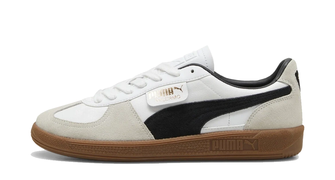 Puma Palermo Leather White Vapor Grey Gum product photo