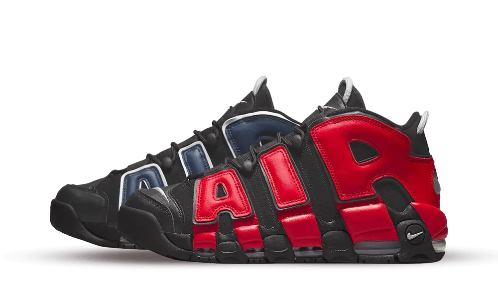Nike Air More Uptempo 96 Alternates Split Black Varsity Red Produktfoto