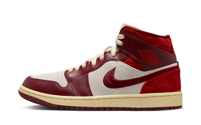 Foto del prodotto Jordan 1 Mid SE Tiki Leaf Team Red (W)