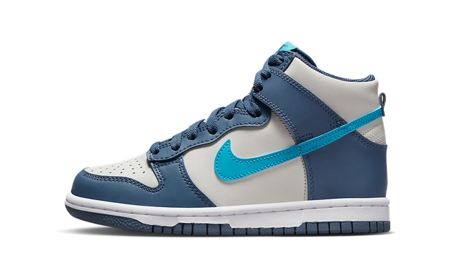 Nike Dunk High Light Bone Diffused Blue (GS) product photo