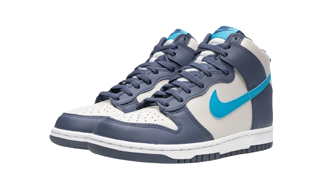 Nike Dunk High Light Bone Diffused Blue (GS) - Image 1