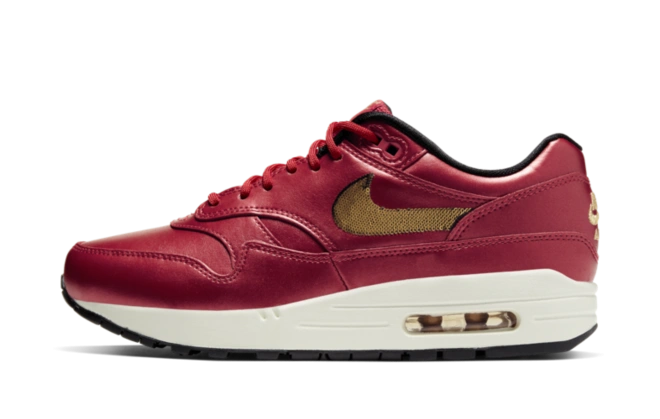 Photo du produit Nike Air Max 1 Red Gold Sequin (W)