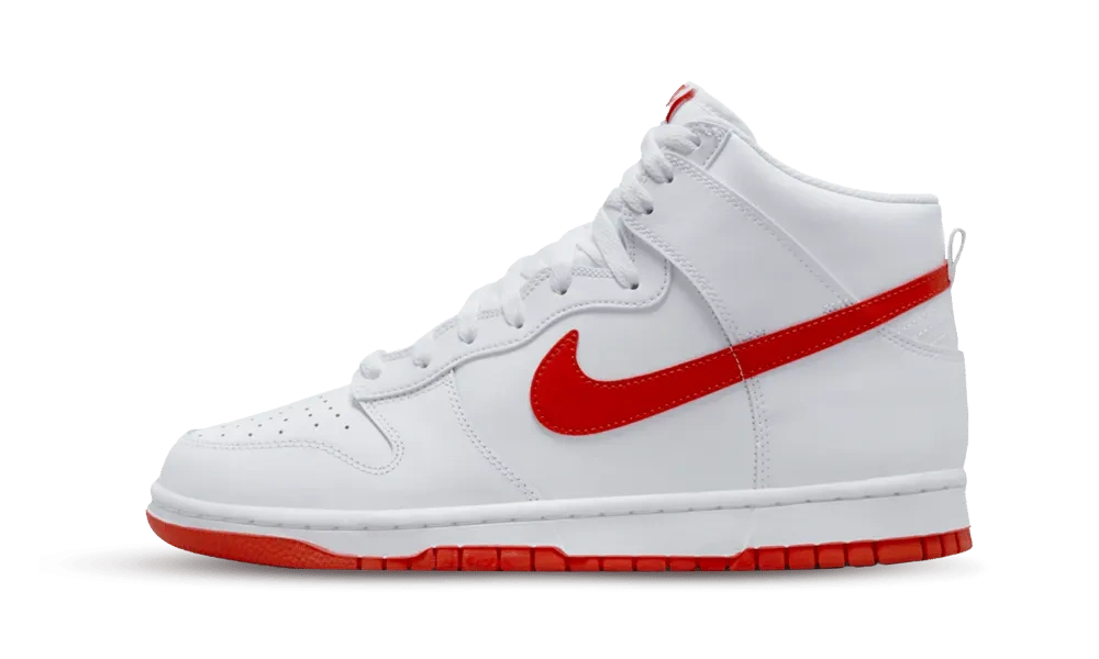 Nike Dunk High White Picante Red product photo
