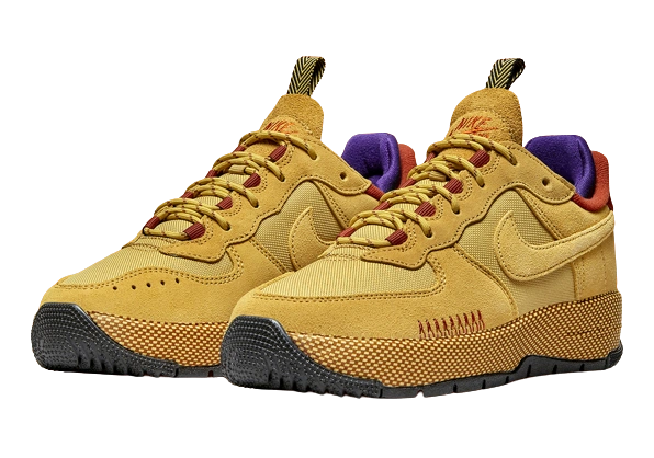Nike Air Force 1 Wild Low Wheat Gold - Image 1