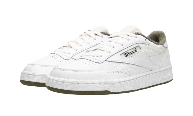 Reebok Club C JJJJound White Olive - Image 1