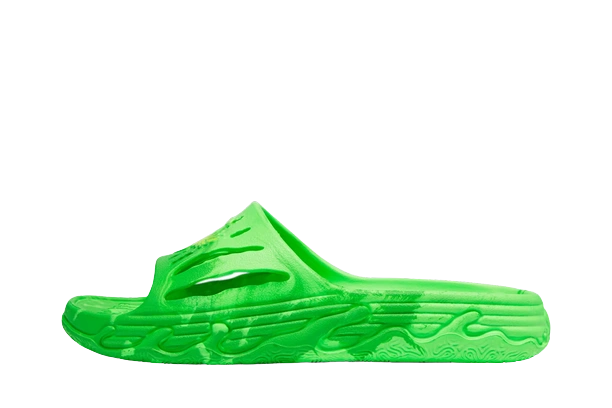 Puma LaMelo Ball MB.03 Slide Green Fluoro Yellow Produktfoto