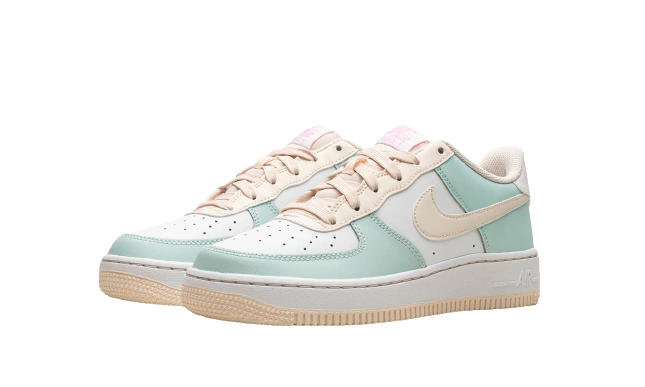 Nike Air Force 1 Low Emerald Rise Guava Ice (GS) - Image 1