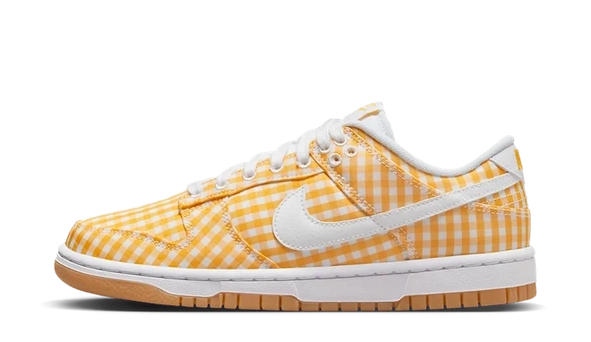 Nike Dunk Low Yellow Gingham (W) product photo